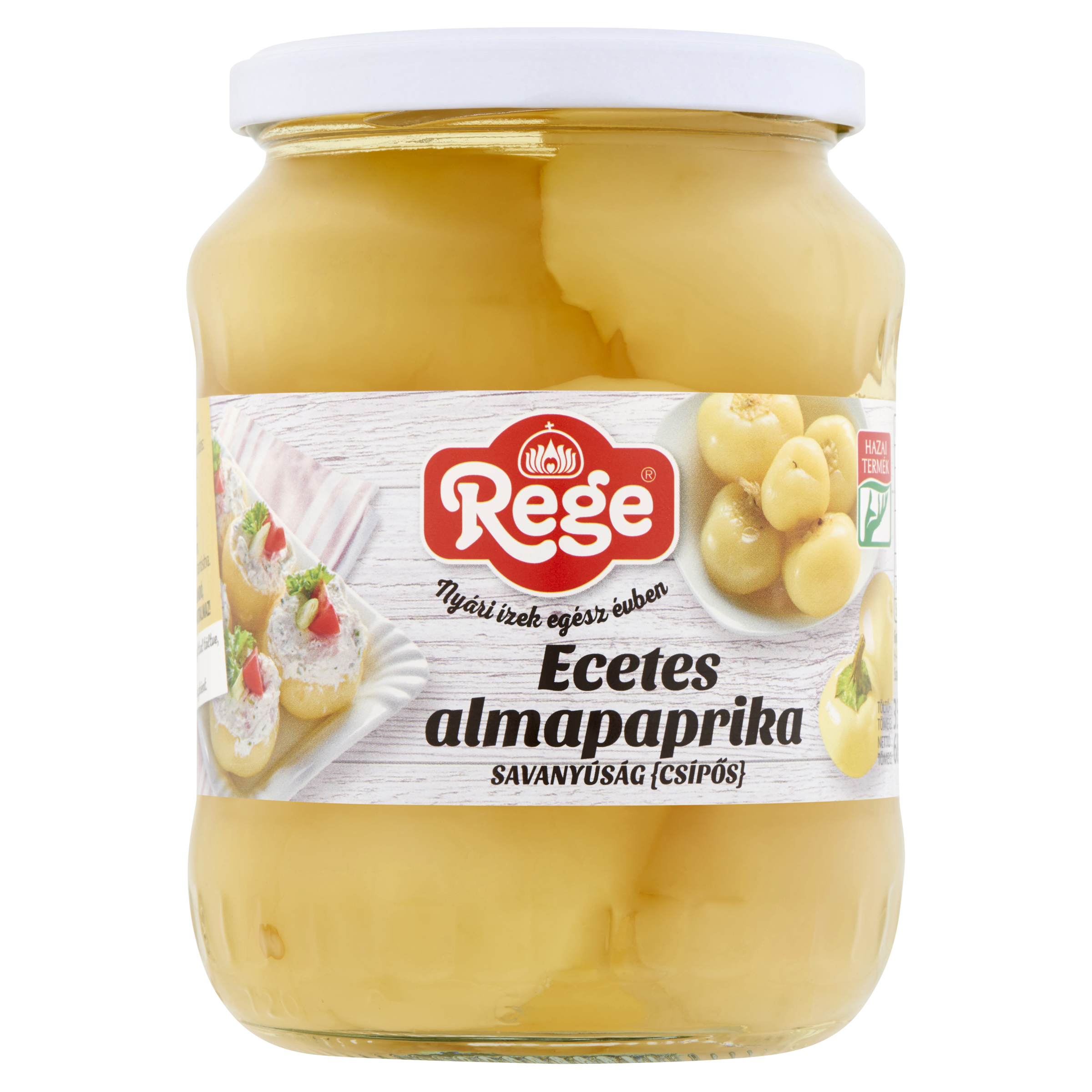 REGE Ecetes almapaprika savanyúság (csípős) 720ml